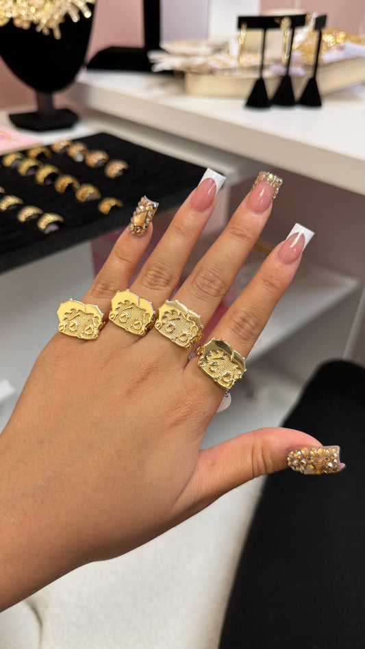 Betty B Face Ring