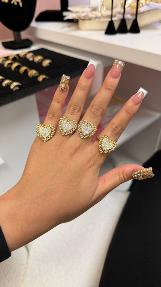 Flat Heart Bling Ring