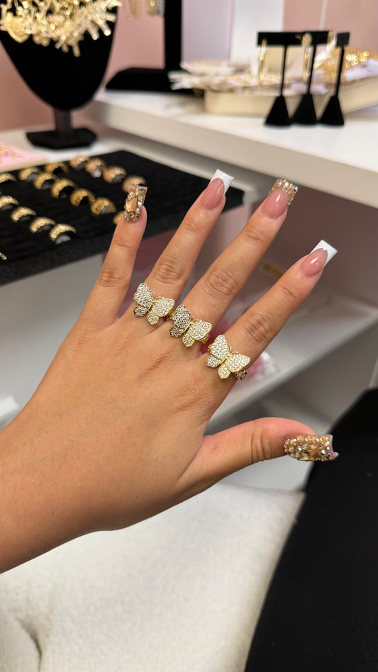 White Butterfly Bling Ring