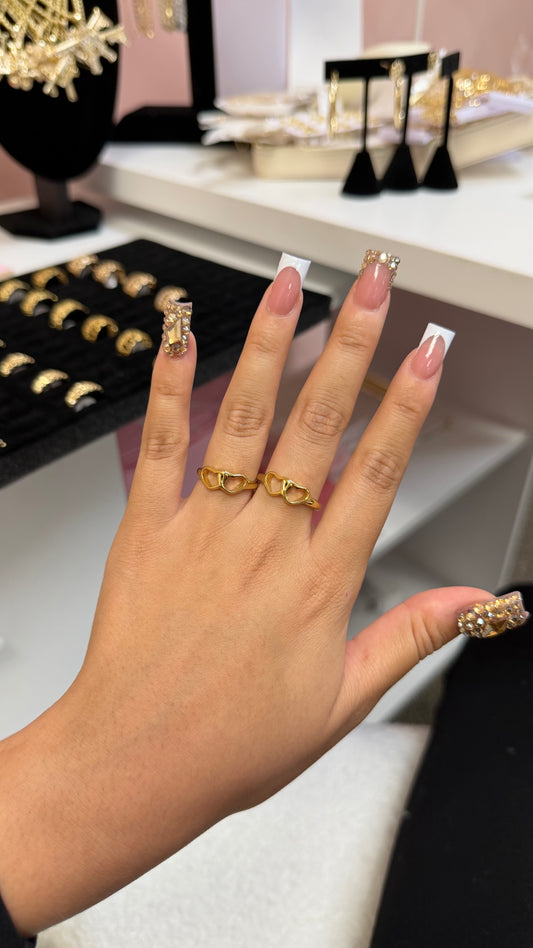 Dual Heart Ring
