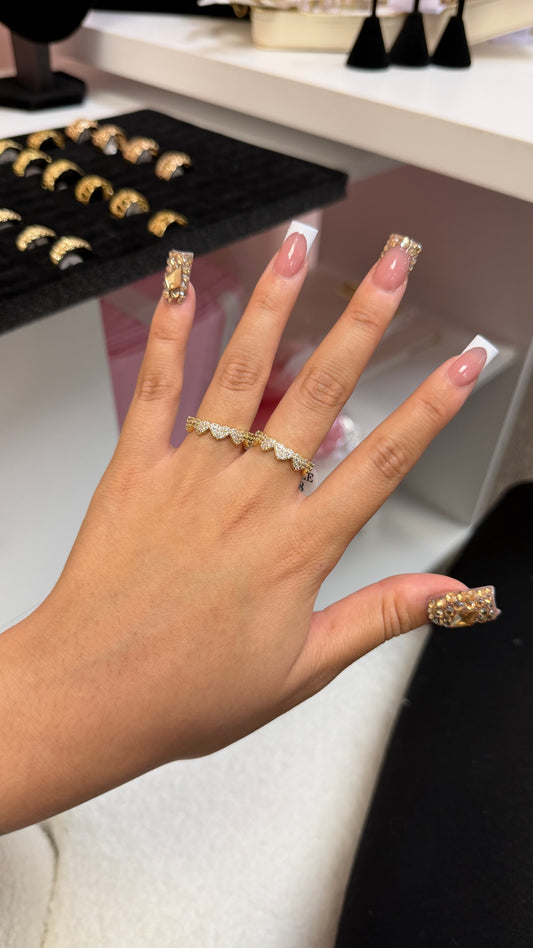 Heart Chain Bling Ring