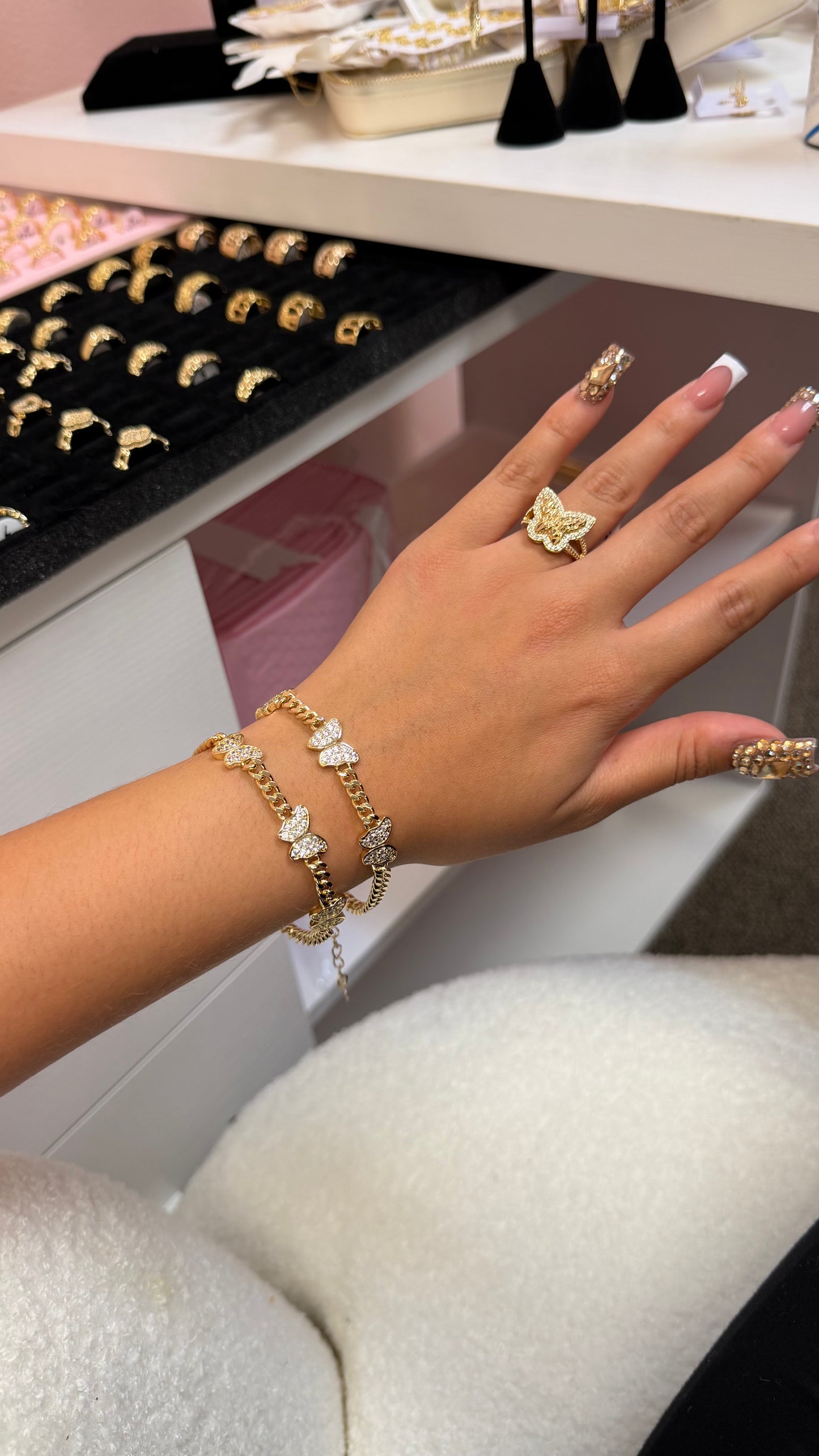 Butterfly Bling Bracelet