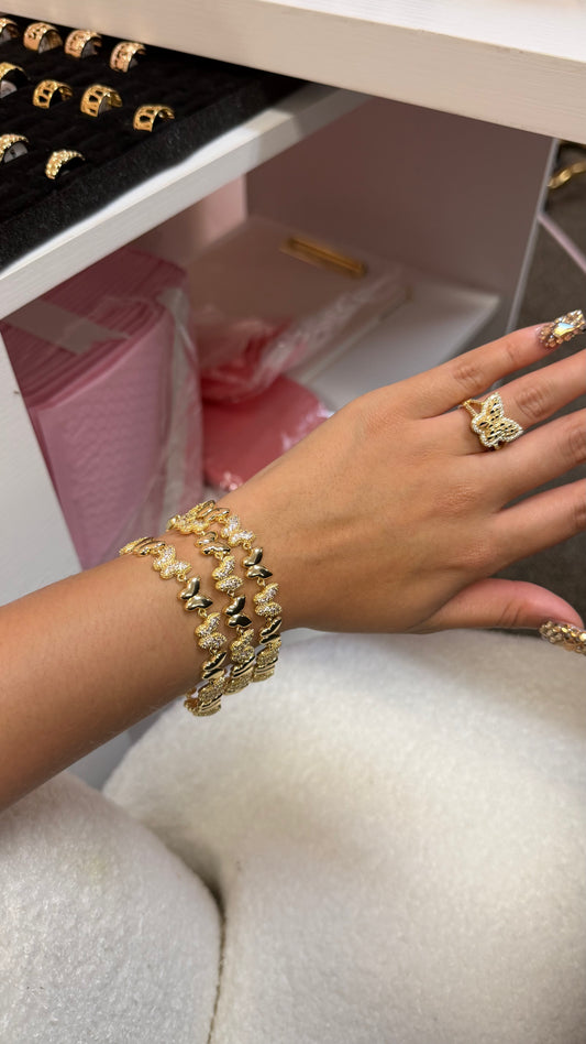 Butterfly Gold Bracelet