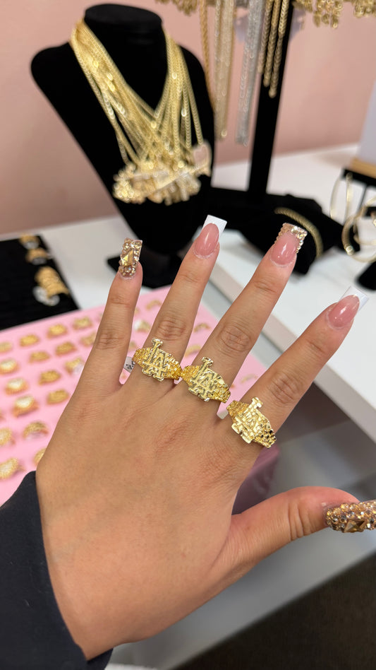 LA Diamond Cut Ring