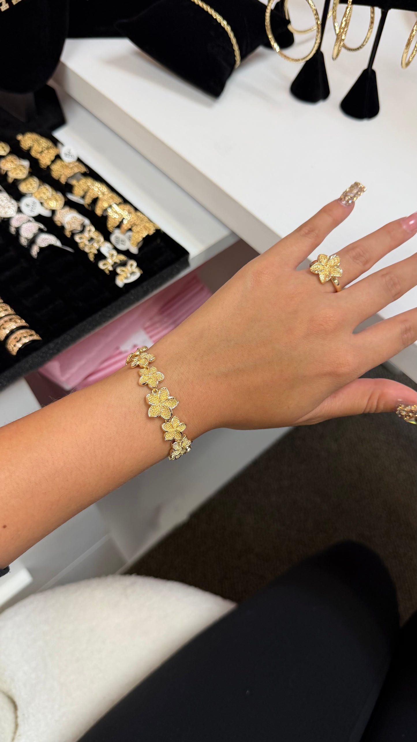 Plumeria Bloom Bracelet