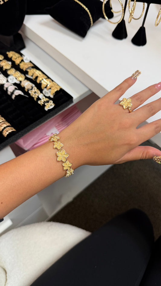 Plumeria Bloom Bracelet