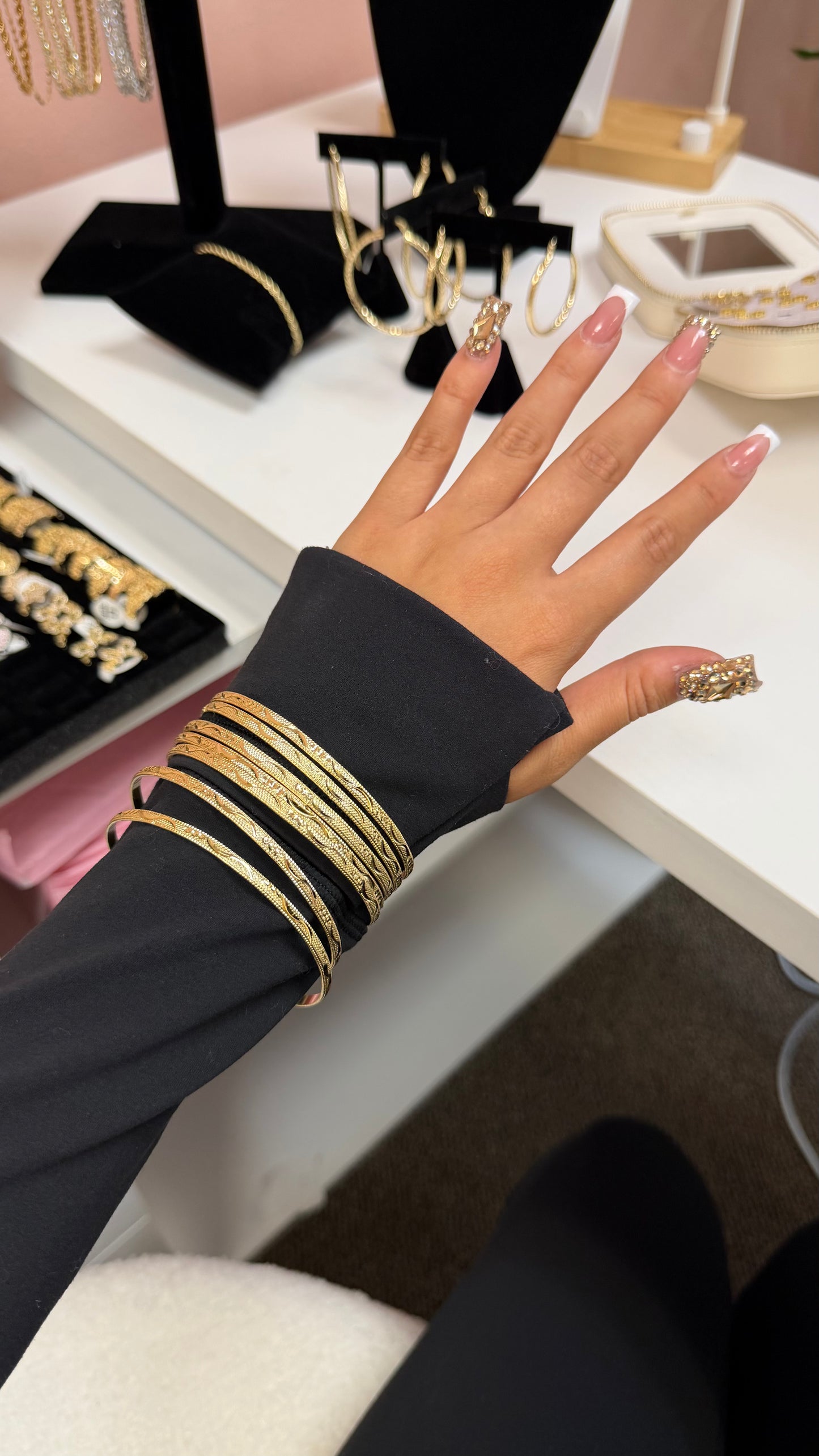 Thin Bangles (7 Pack)
