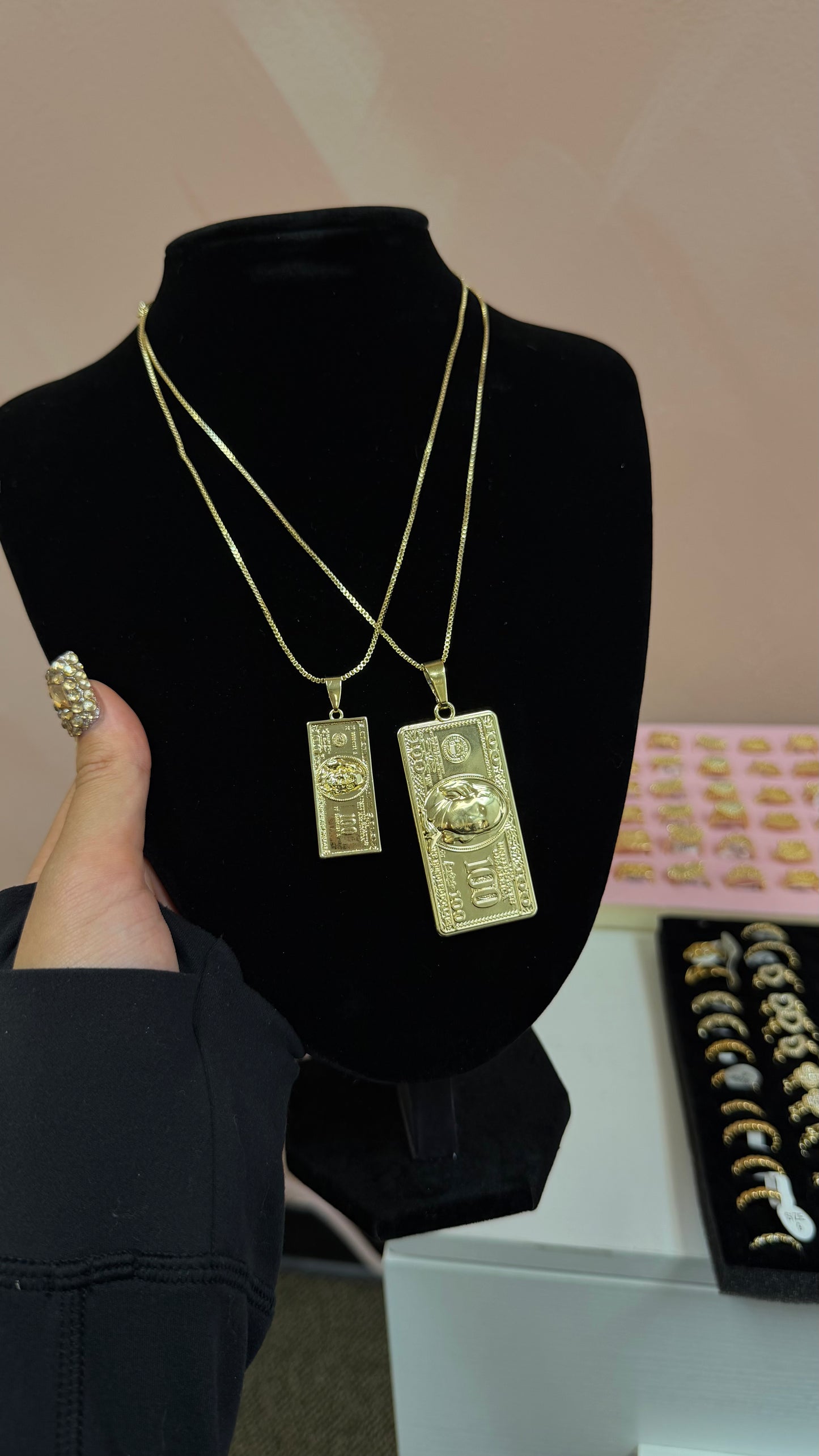 $100 Bill Necklace