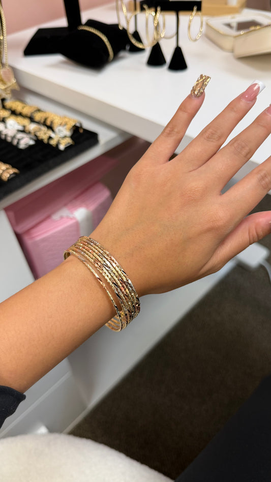 Multi Color Bangles (7 Pack)