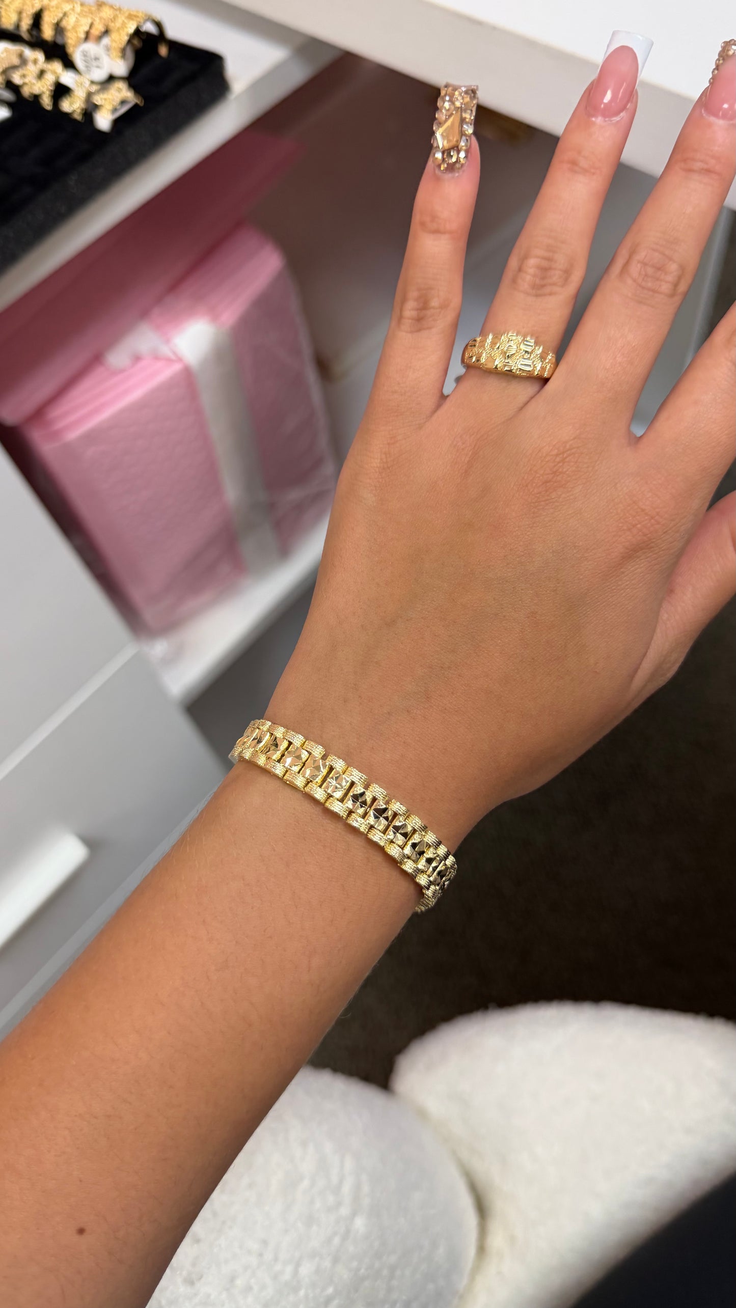 Textured Rolex Band