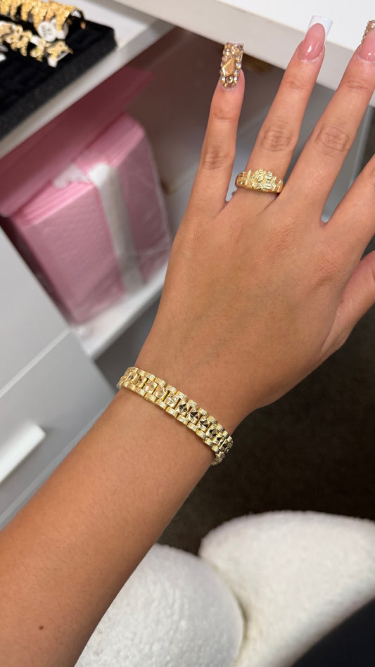 Textured Rolex Band