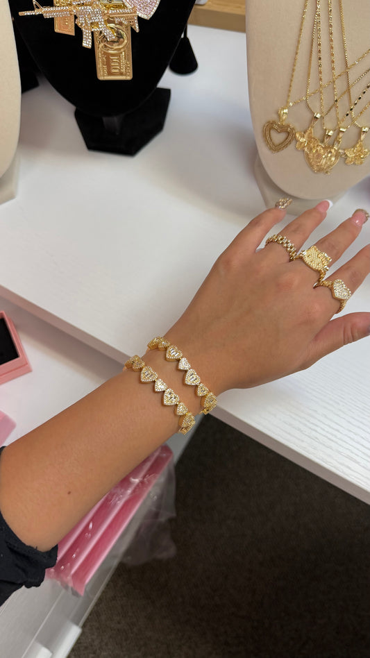 Side Heart Bracelet