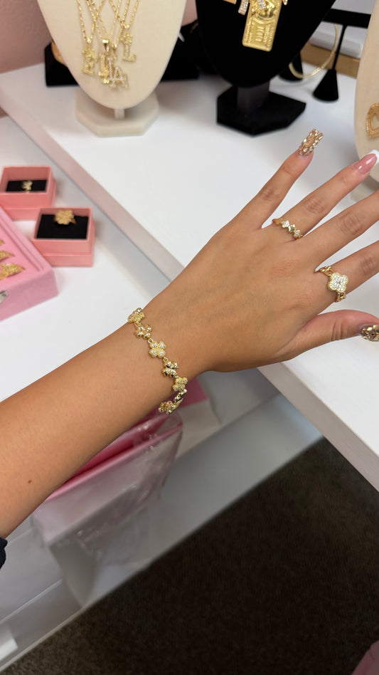 Clover x Bling Bracelet