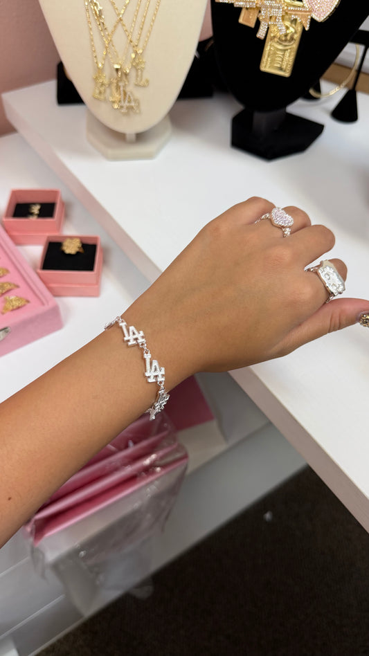 Silver LA Bracelet