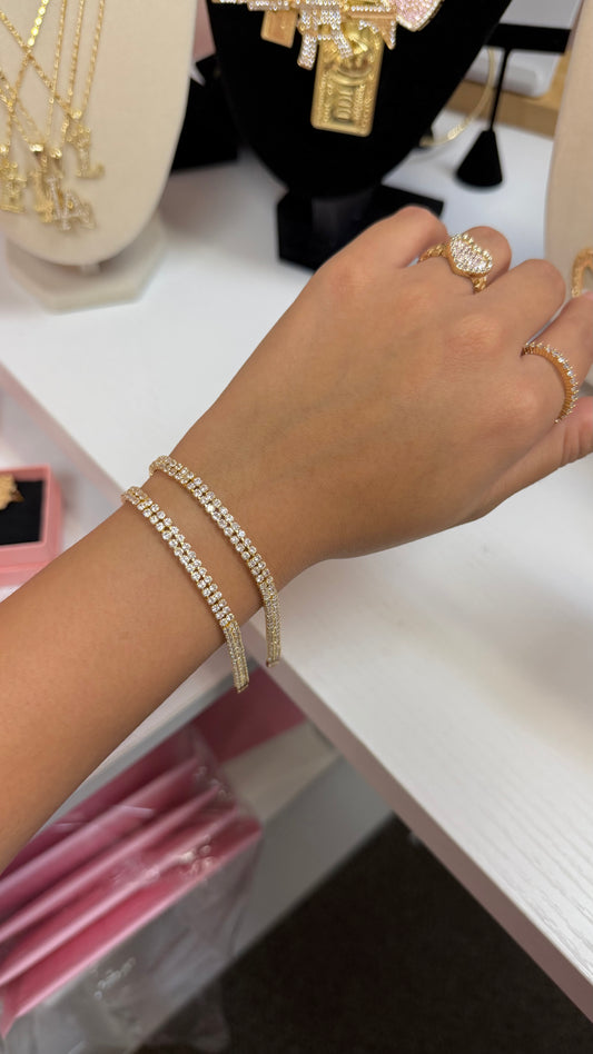 Double Tennis Bracelet