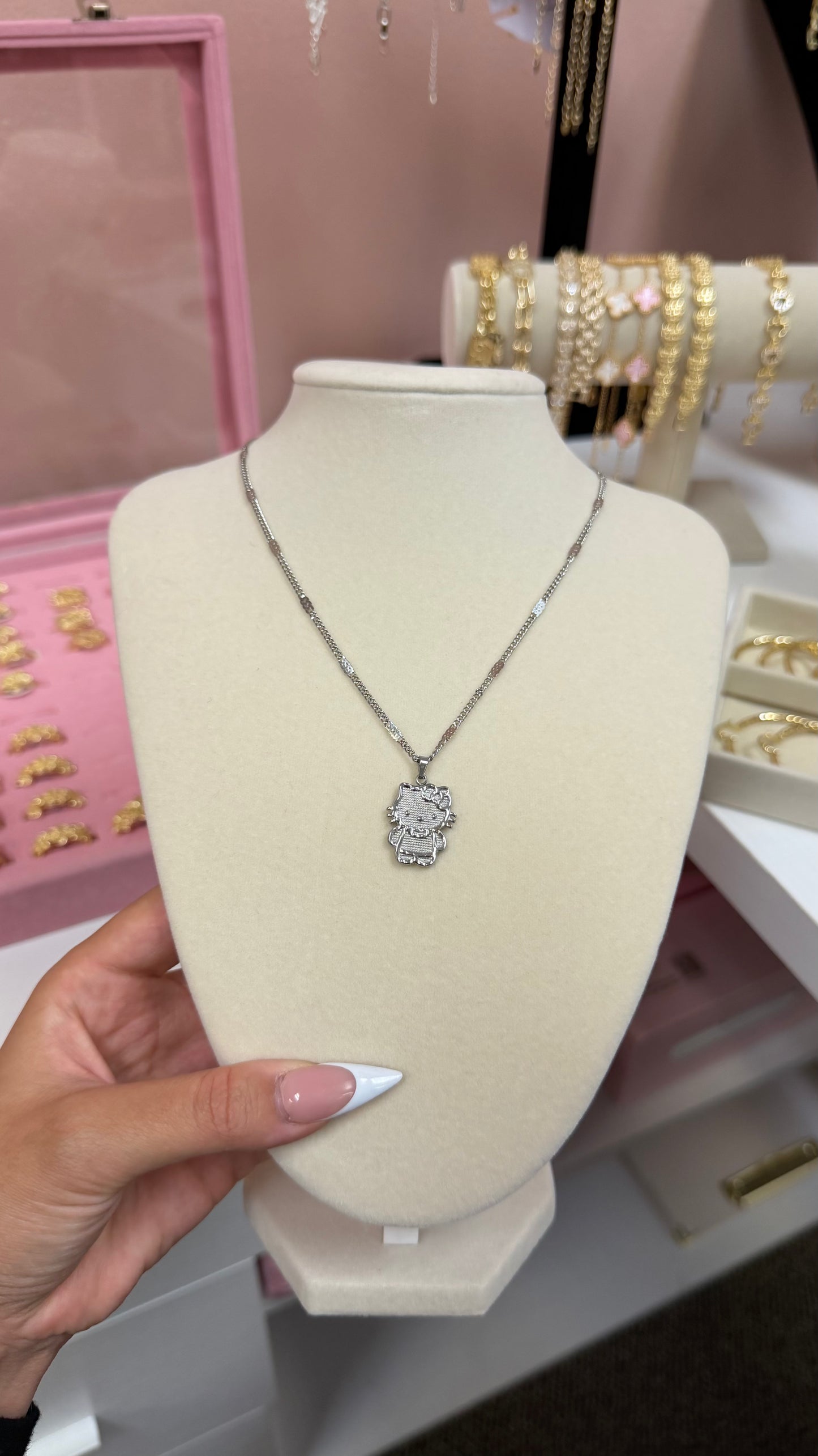 Standing HK Necklace