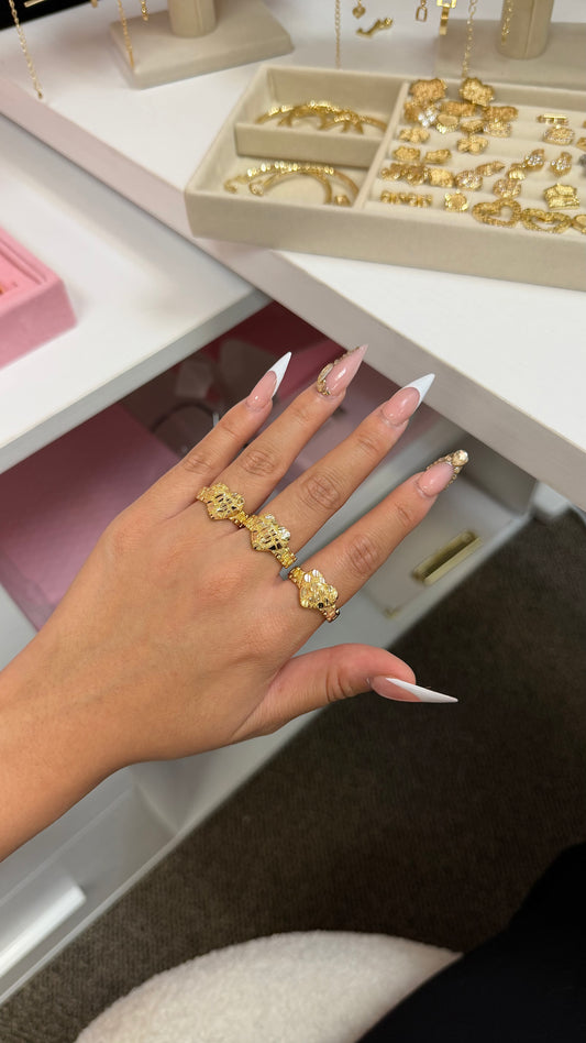 Nugget Heart Ring