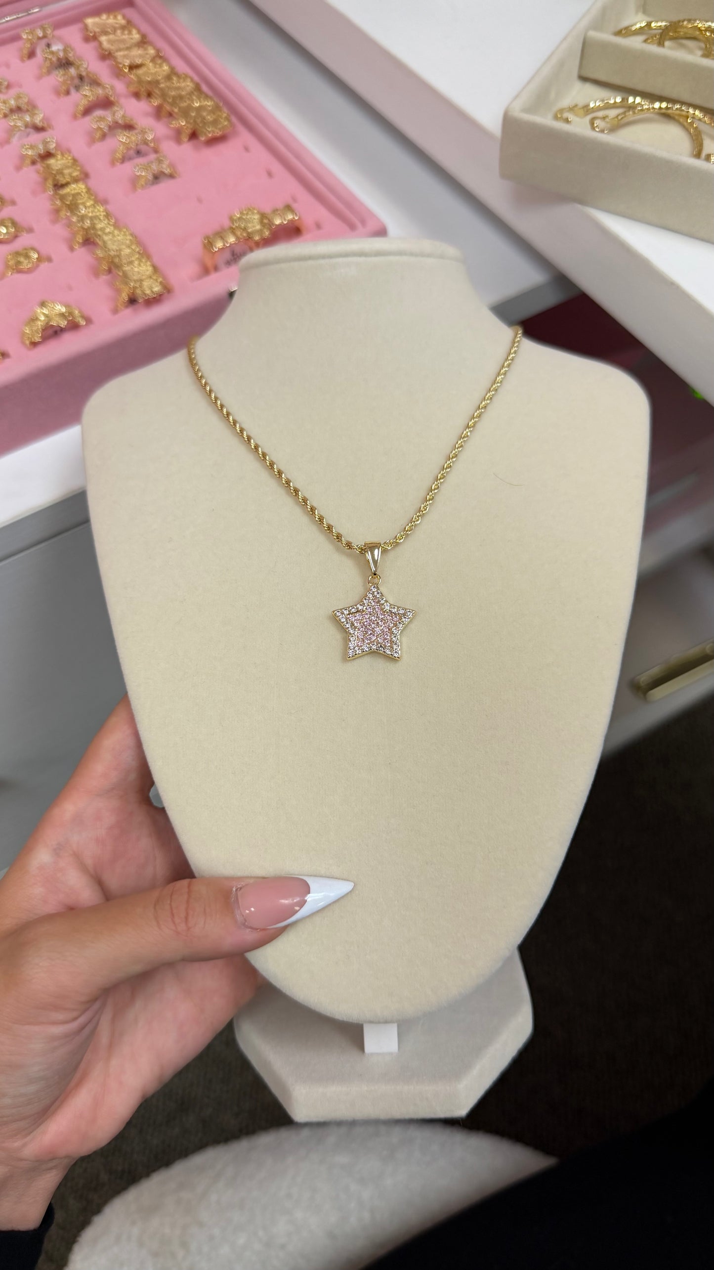 Pink Bling Necklace