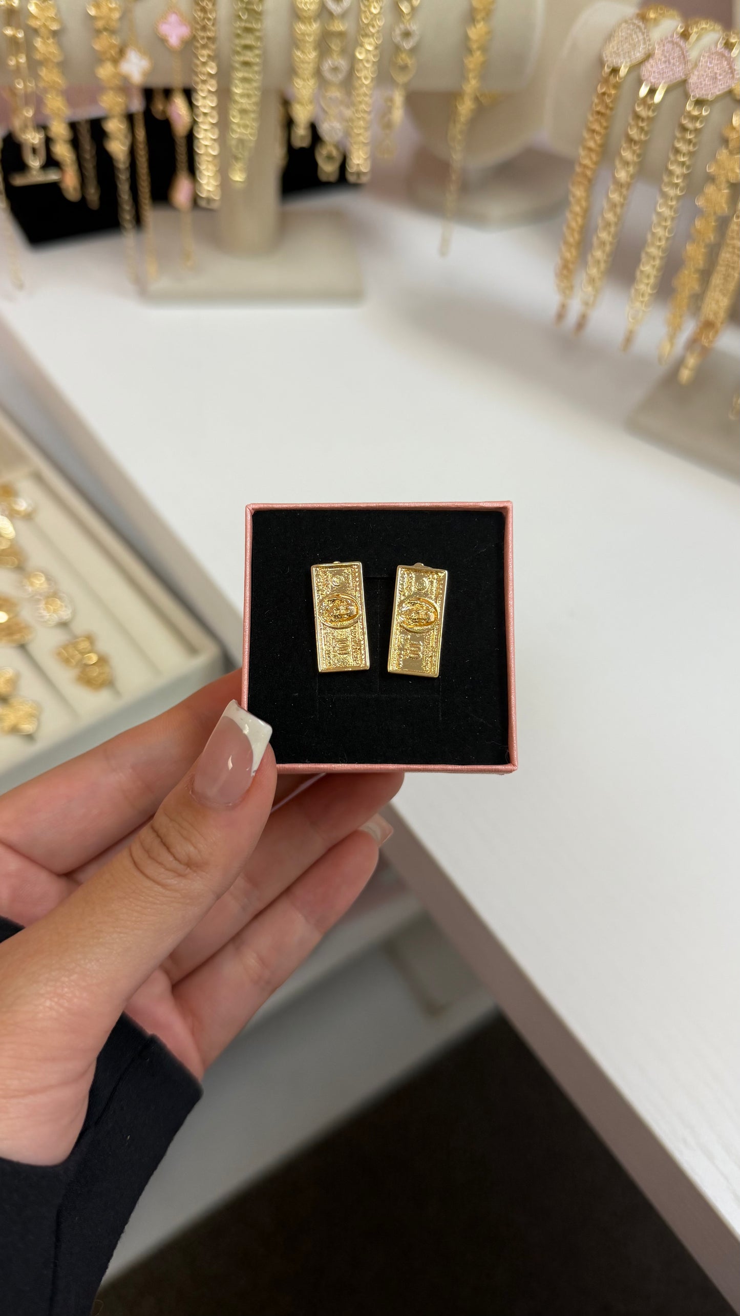 $100 Bill Earrings