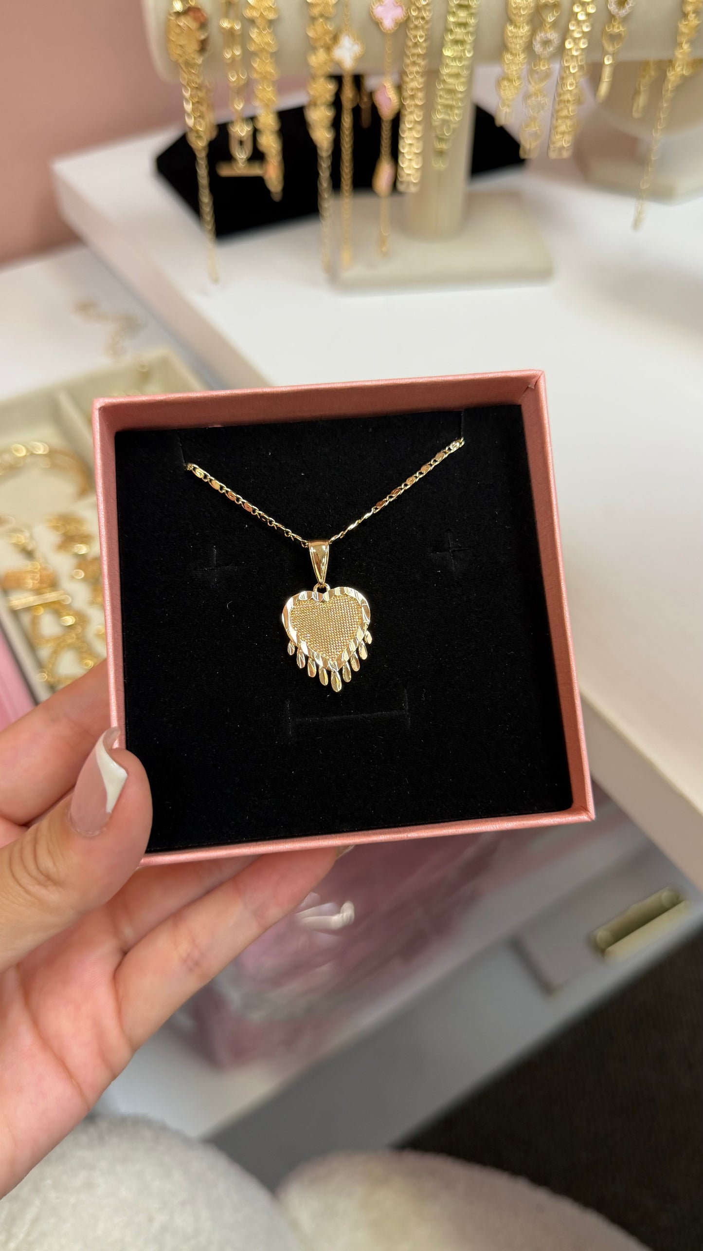 Heart Drip Necklace
