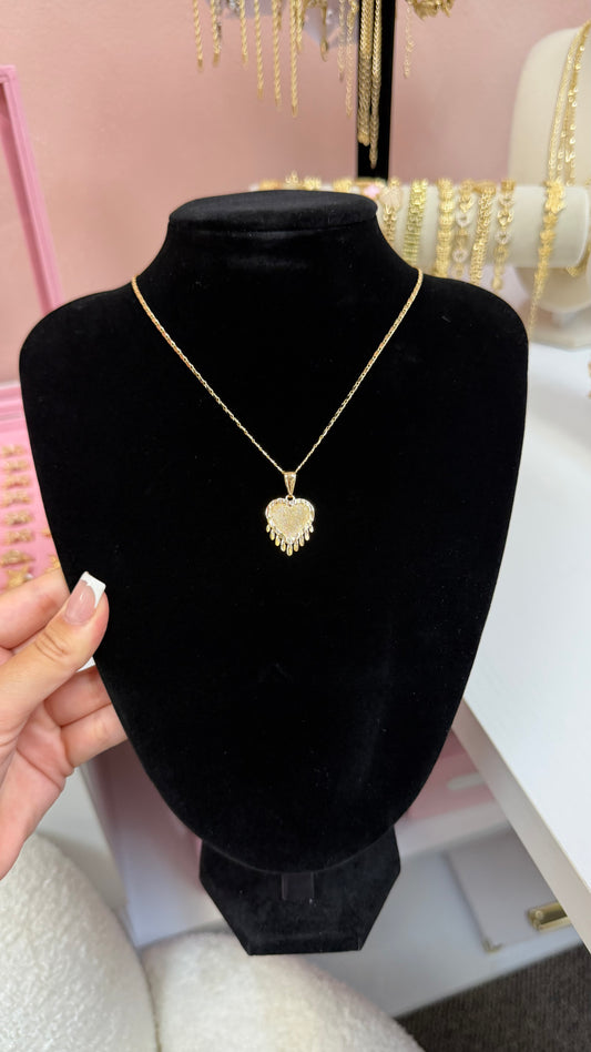 Heart Drip Necklace