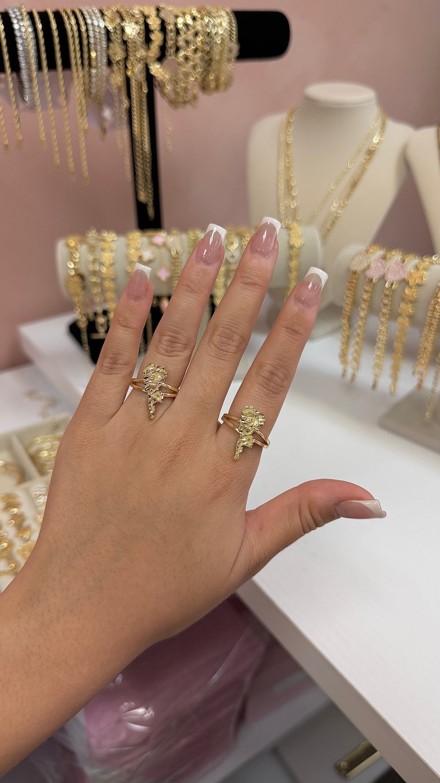Standing Betty B Ring