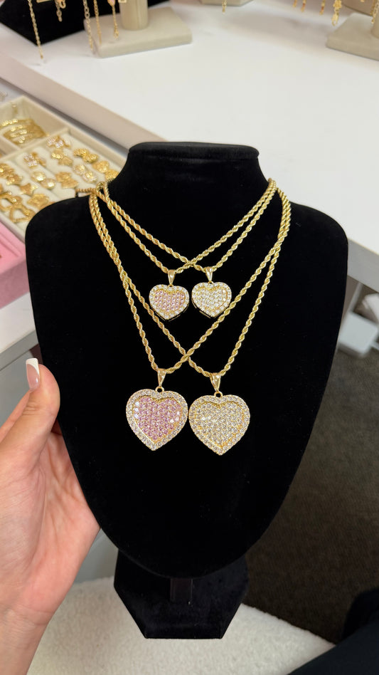 Heart Bling Necklace