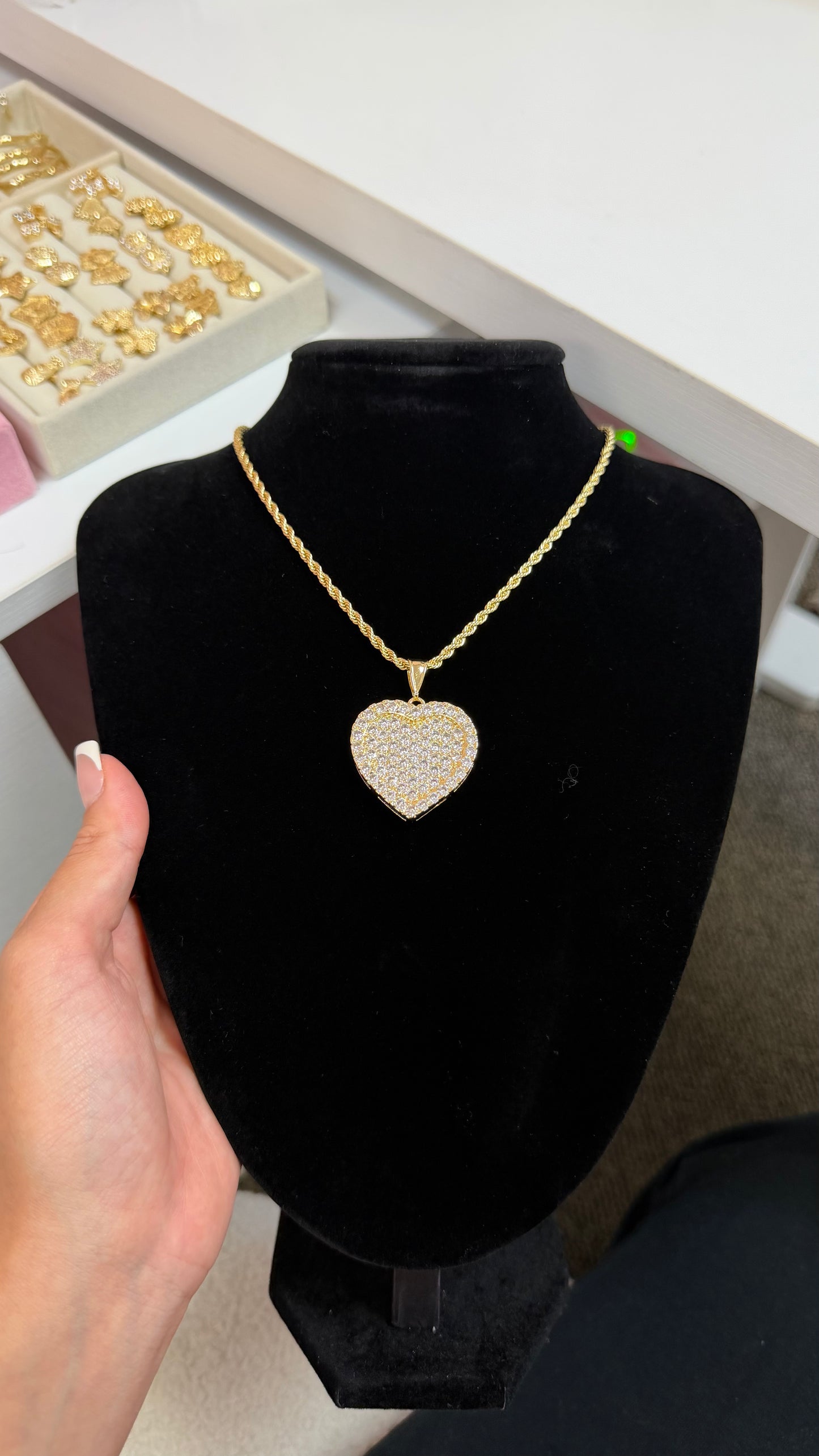 Heart Bling Necklace