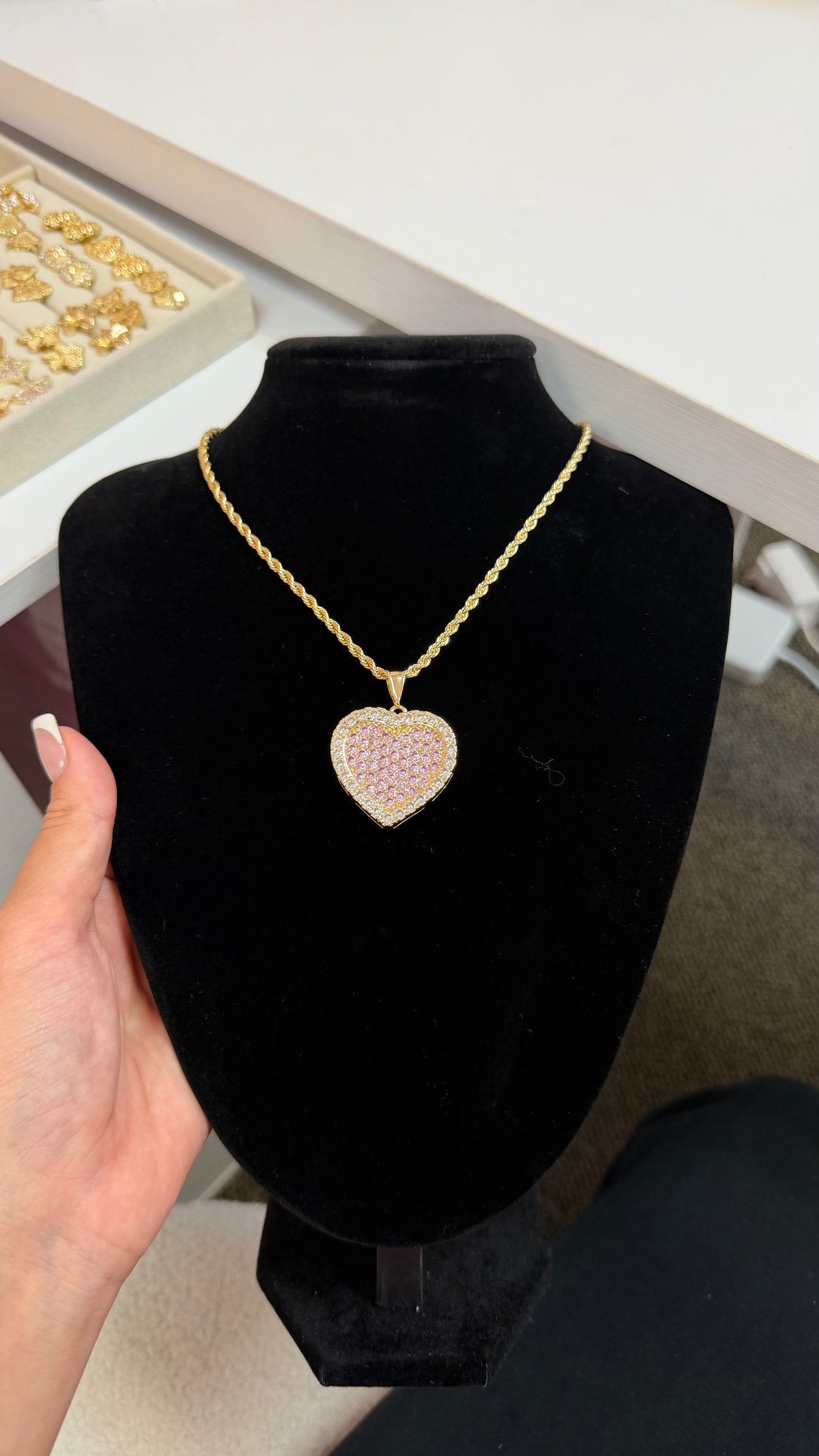 Heart Bling Necklace