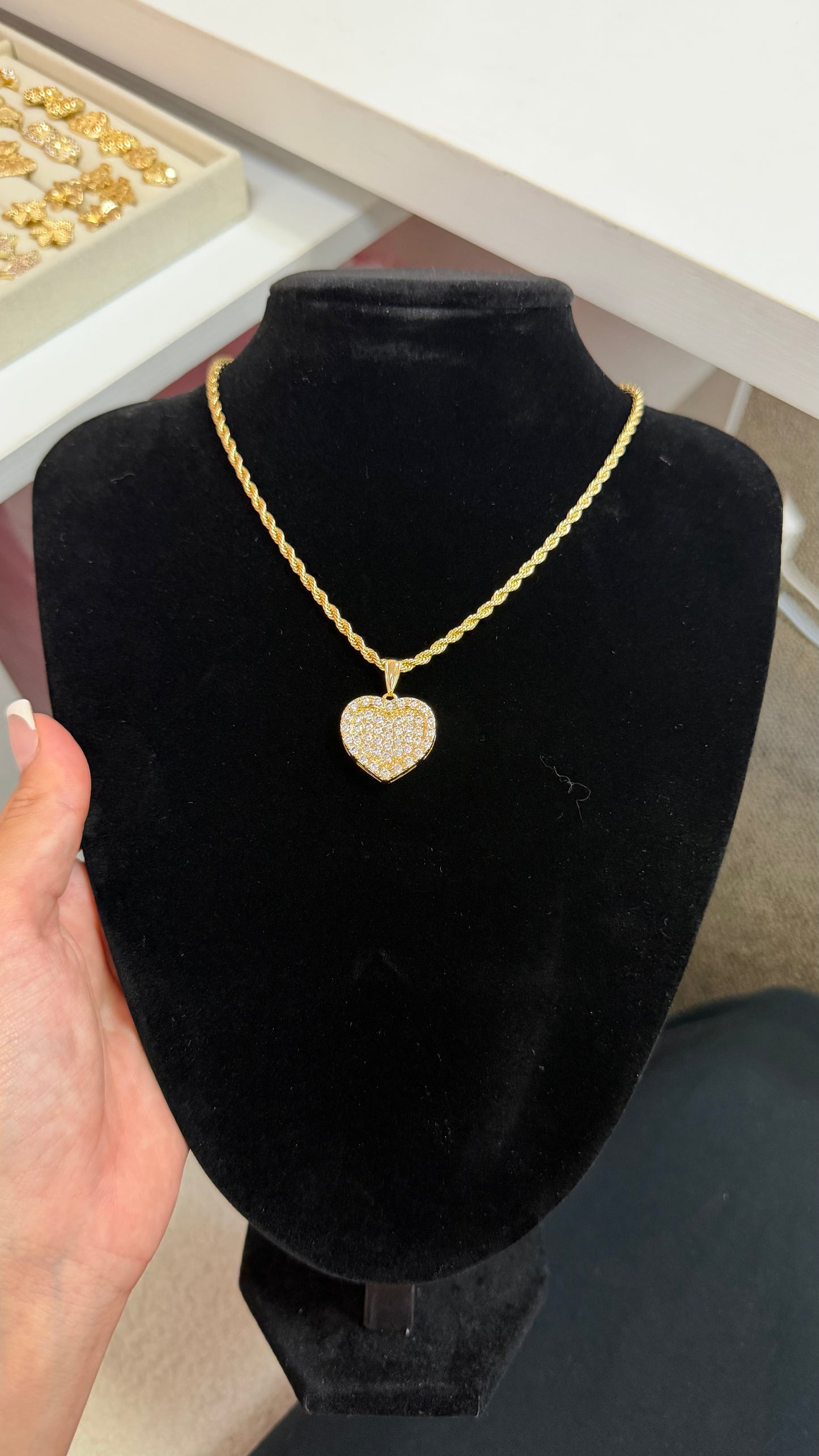 Heart Bling Necklace