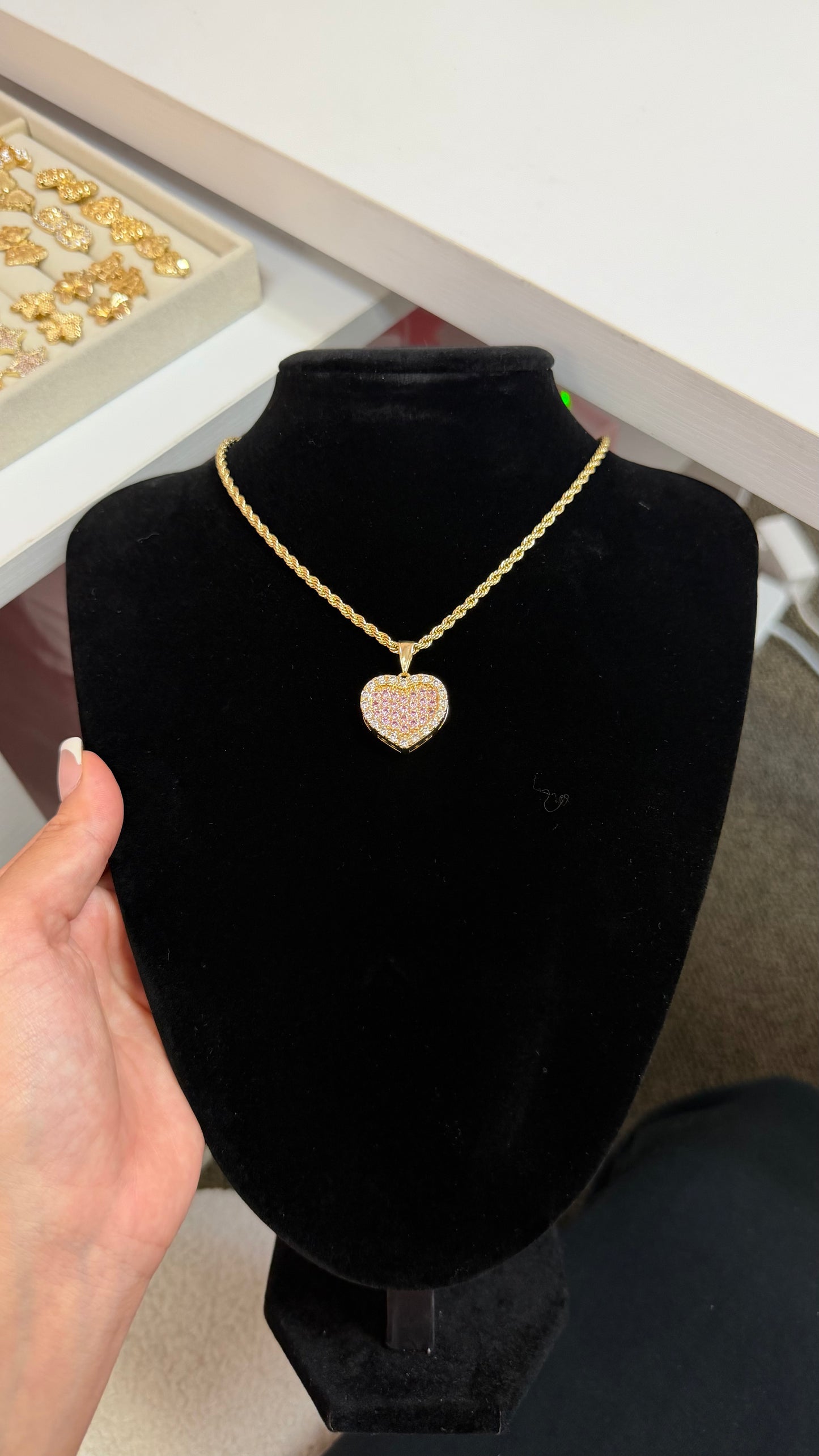 Heart Bling Necklace
