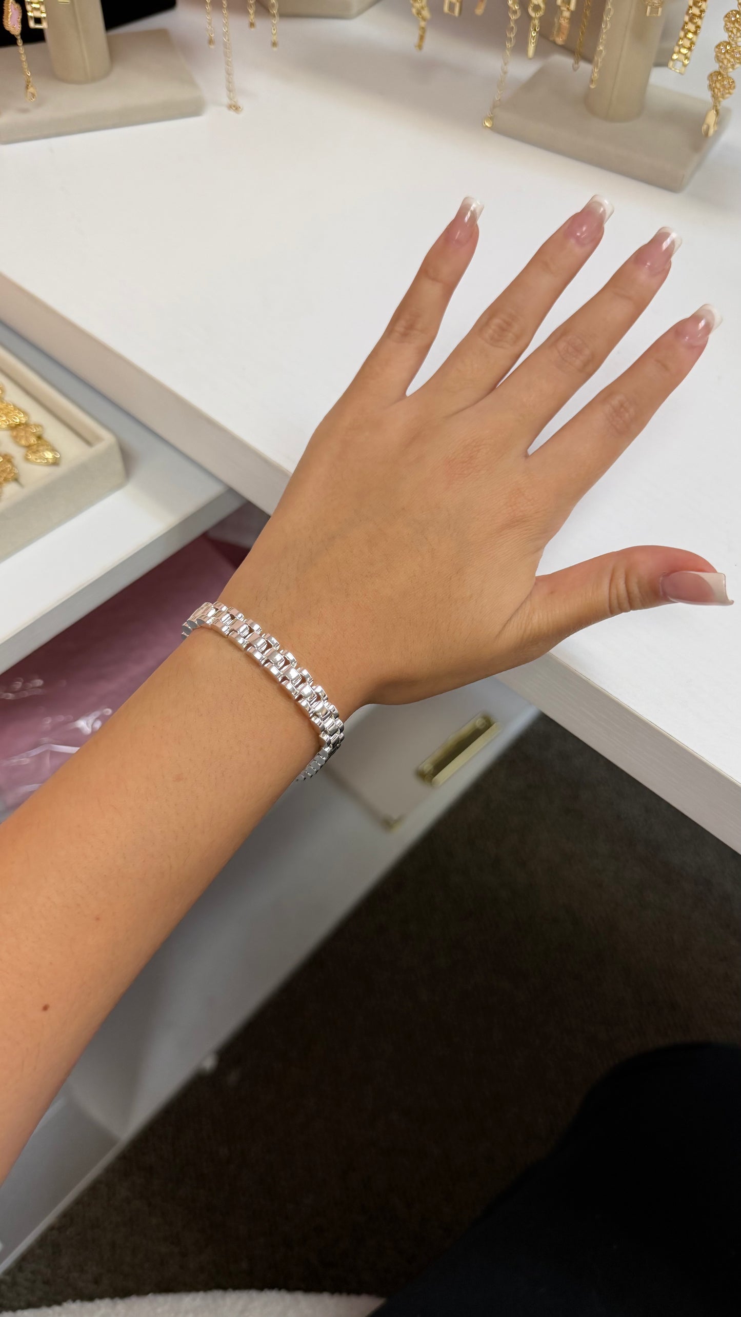 Silver Rolex Band