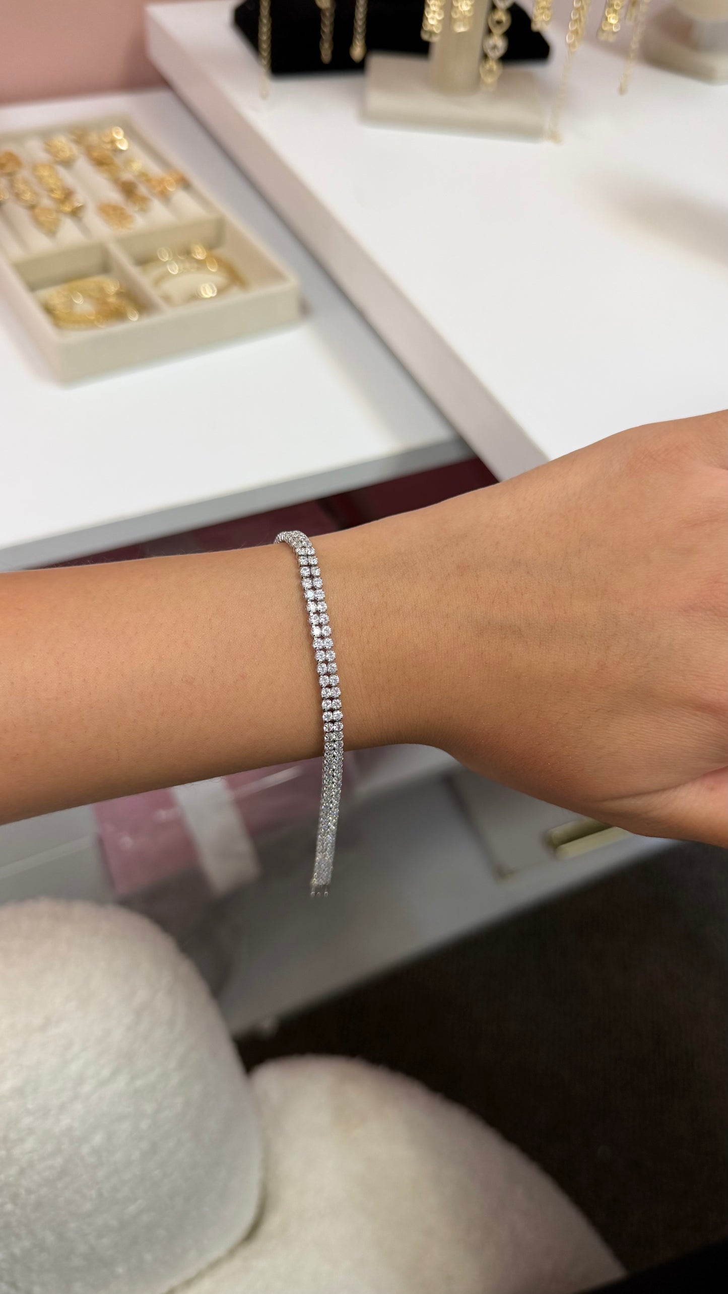 Double Tennis Bracelet